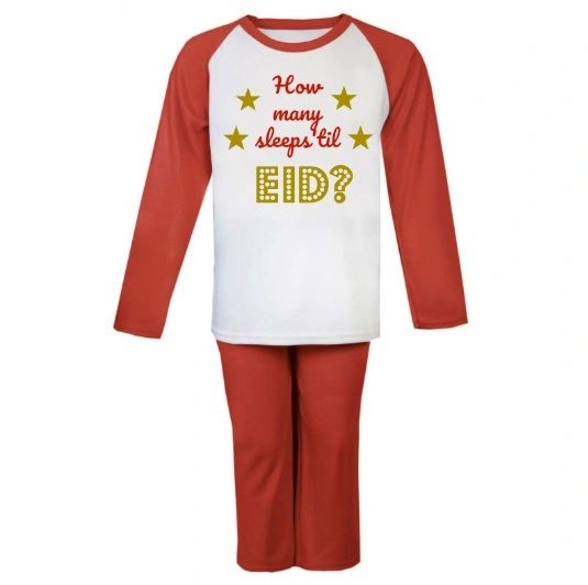 How Many Sleeps 'til Eid Kids Pyjamas Set Eid Ramadan Gift Childrens