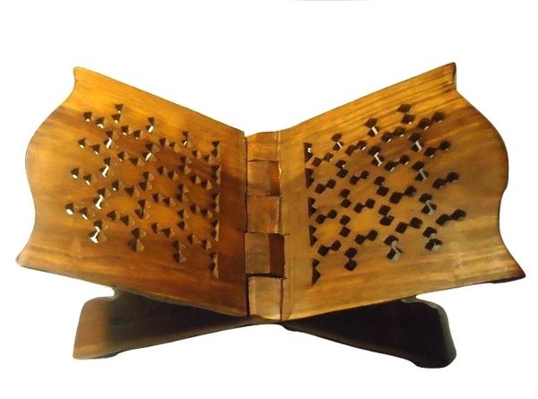 Large Wooden Quran Rehal Stand Holder