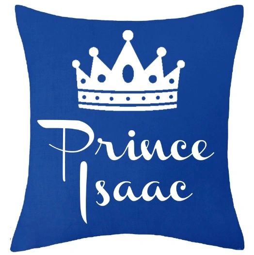 Personalised Kids Name Prince Baby Cushion Muslim Newborn Gift