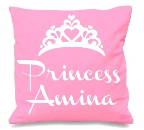 Personalised Kids Name Princess Baby Cushion Muslim Newborn Gift