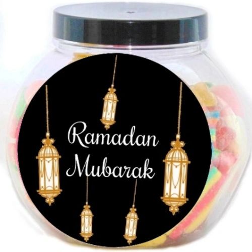 Ramadan Mubarak Pick N Mix Halal Sweet Jar Gift