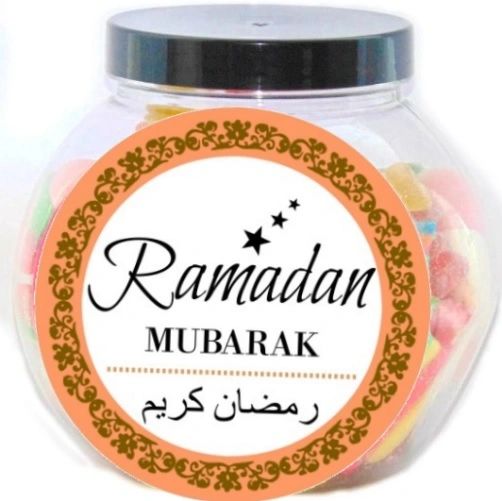 Ramadan Mubarak Pick N Mix Halal Sweet Jar Gift