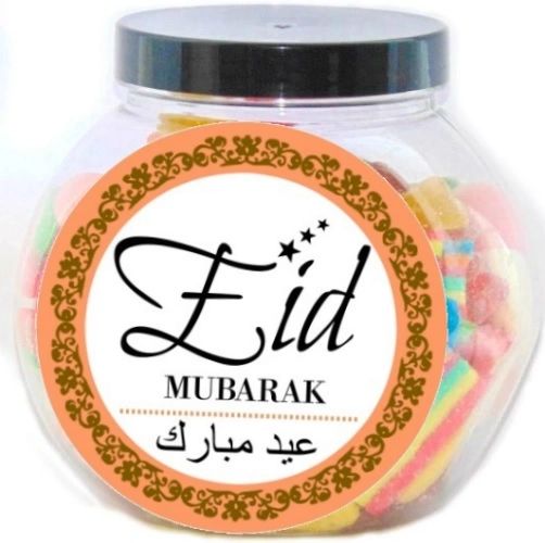 Eid Mubarak Pick N Mix Halal Sweet Jar Gift