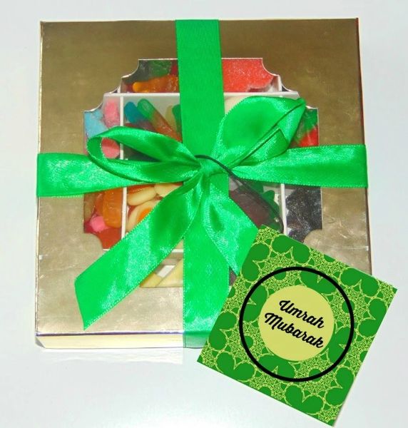 Umrah Mubarak Halal Pick N Mix Sweet Gift Box HMC Sweets