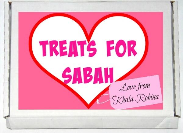 Personalised Halal Girls Letterbox Gift/Chocolate Box