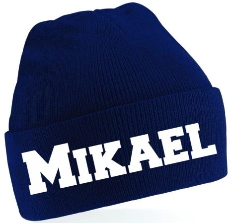 Personalised Kids Beanie Wool Hat Woolly Hat