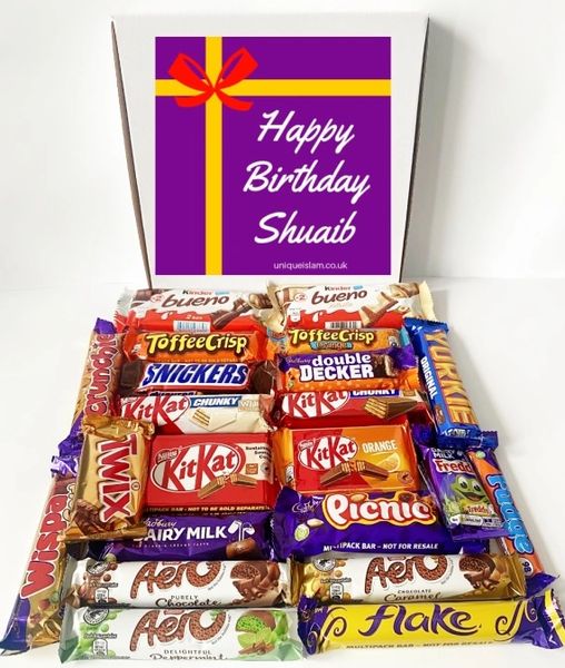 Mixed Halal Chocolate Box Chocolate Hamper Personalised Chocolate Gift Box