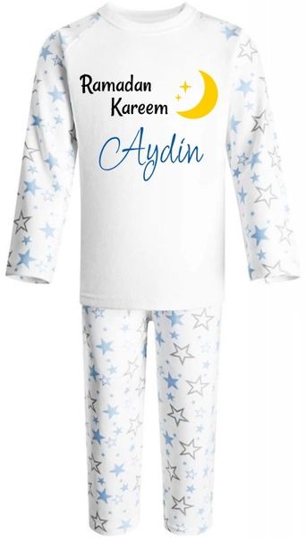Kids Ramadan Pyjamas Pyjama Set Personalised Childrens Ramadan Gift