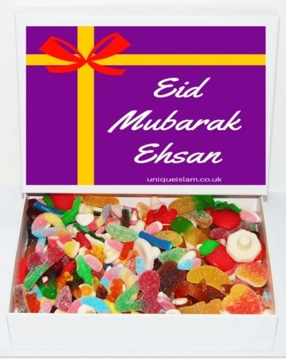 Eid Halal Sweet Gift Box Halal Eid Sweets Box Large 1kg