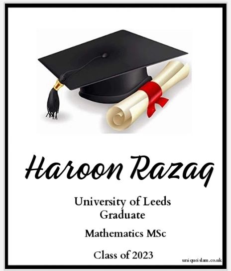 Personalised Graduation Frame Muslim Graduation Frame Hat Scroll