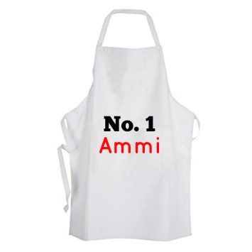 No.1 Ammi Apron Personalised Mum Ammi Ami Mothers Day Islamic Gift