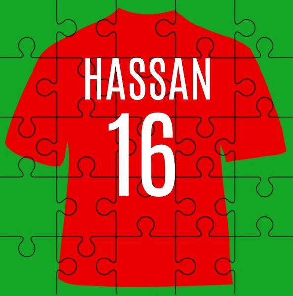 Personalised Football Shirt Boys Wooden Jigsaw Puzzle Islamic Muslim Gift