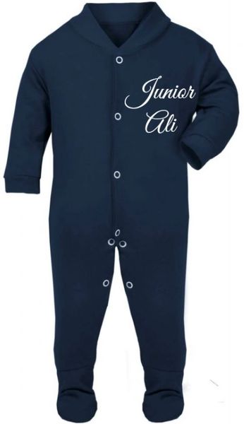 Personalised Baby English Babygrow Bodysuit Sleepsuit Romper