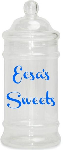 Personalised Pick N Mix Halal Sweet Jar Gift