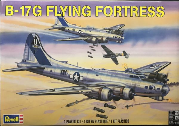 B17g Flying Fortress Bomber Revell 1 48 Rmx 5600 Plastic Model Kits Balsa Kits Vac Form Kits Scratch And Dent