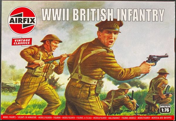 airfix multipose british infantry