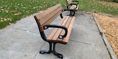 Oliver James Site Furnishings - Park Bench, Site Furniture