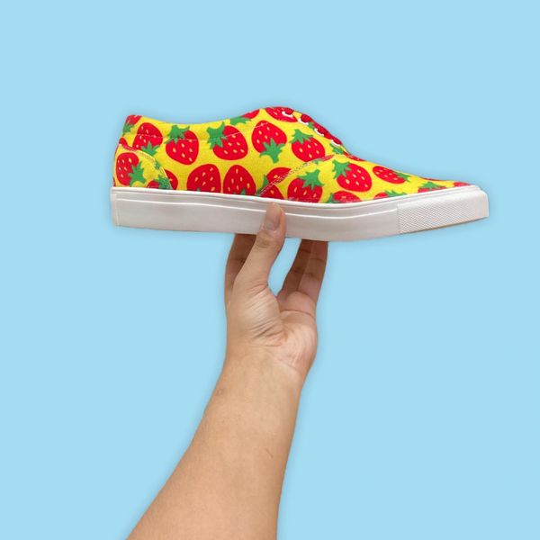 strawberries sneakers