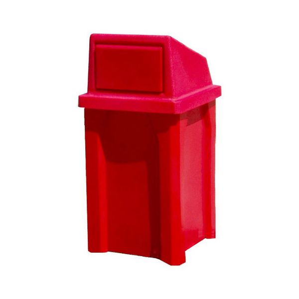 Square Commercial Trash Receptacles