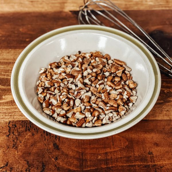 Small Pecan Pieces 5 lb. poly bag Plumley's Country Store