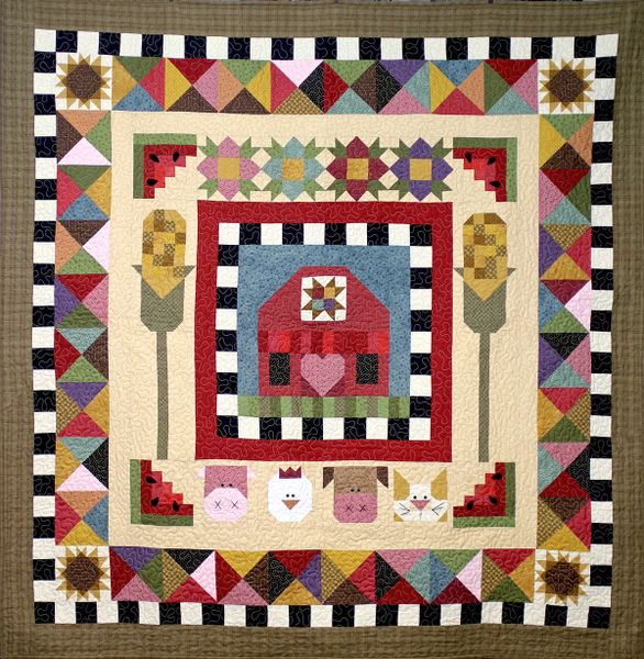 Iowa Farm Quilt Kit By Emily McGlothlen of The Little Red Hen The