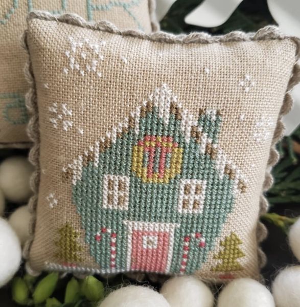 CS303 The Snow Ball Cross Stitch Pattern By Brenda Gervais of Wi