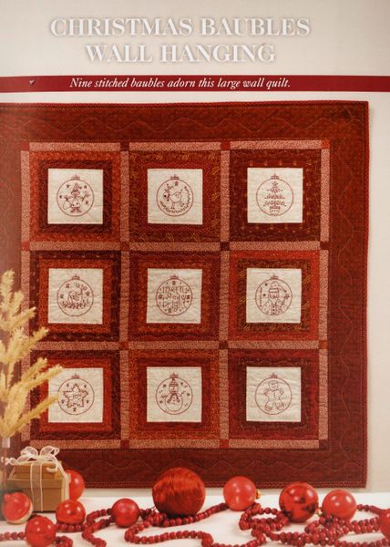 Christmas Patchwork Loves Embroidery Book by Gail Pan | The Little Red