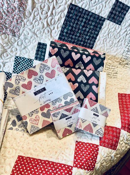 Chandelier in the Wind Quilt Kit by The Little Red Hen | The Little Red