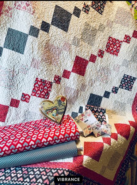 Chandelier in the Wind Quilt Kit by The Little Red Hen | The Little Red