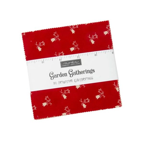 Garden Gatherings Charm Pack by Primitive Gatherings Moda Fabrics The