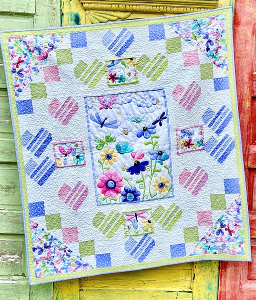 Butterfly Kisses by Susybee Fabrics The Little Red Hen Quilt Shop