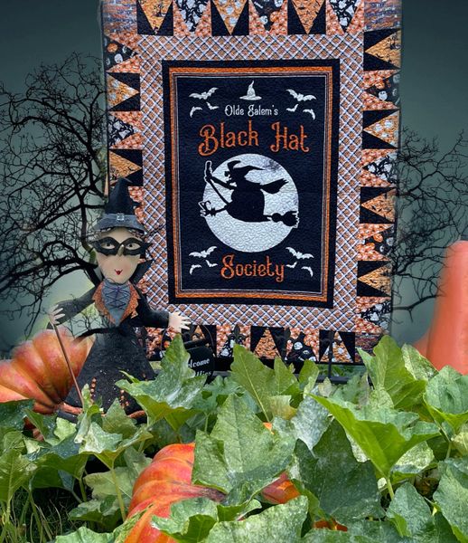 Olde Salem's Black Hat Society Quilt Kit The Little Red Hen Quilt Shop