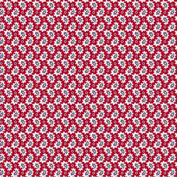 Aunt Grace Simply Charming R350253-Red Marcus Fabrics | The Little Red ...