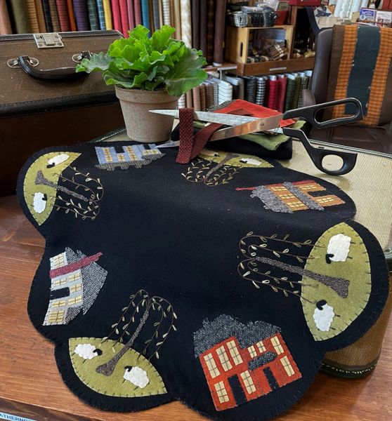 Saltbox Table Mat KIT by Lisa Bongean for Primitive Gatherings The