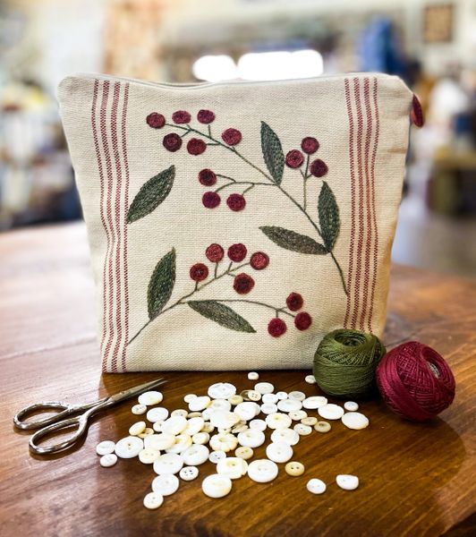 Hawthorne Zipper Pouch Kit By Kathy Schmitz The Little Red Hen