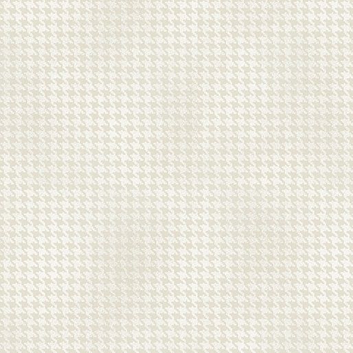 Blushed Houndstooth 756473 Ivory by Benartex Fabric The Little Red
