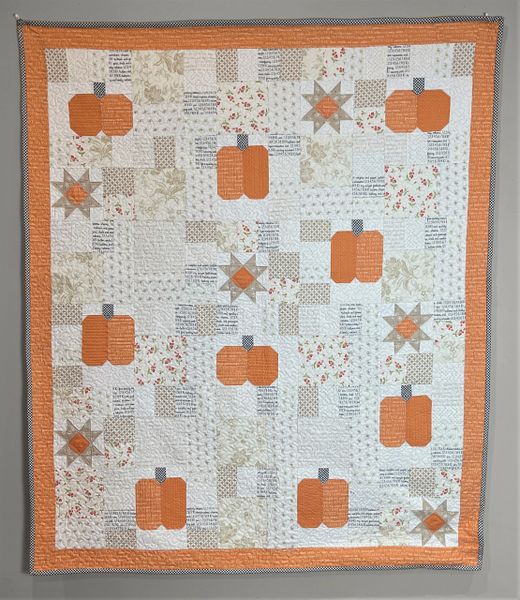 Seasonal Patchwork Pumpkin Quilt Kit | The Little Red Hen - Quilt Shop