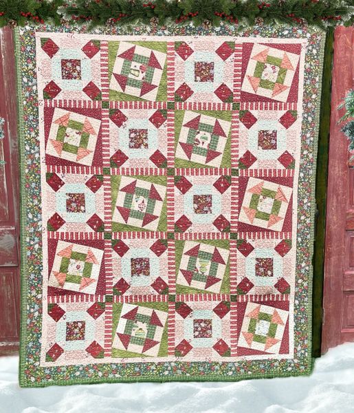 Countdown to Christmas Quilt 1 Kit y Nesbitt The Little Red Hen Quilt Shop