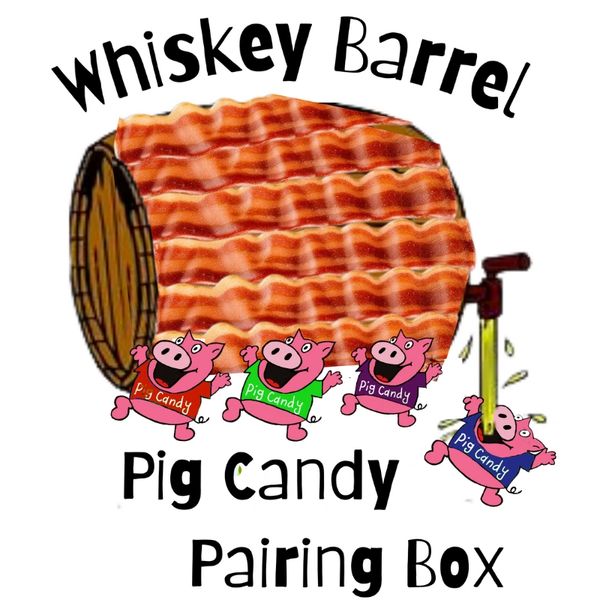 Whiskey Barrel Pig Candy Box