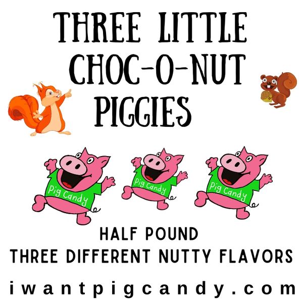 3 Little Choc-o-nuts Piggies