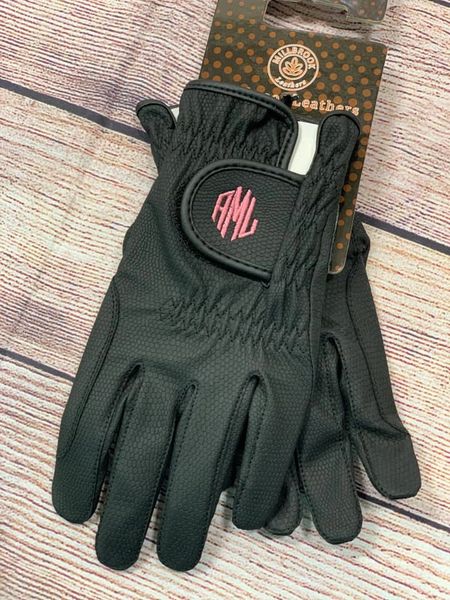 Lianne Silicone Grip Riding Gloves Dark Brown - San Diego Saddlery