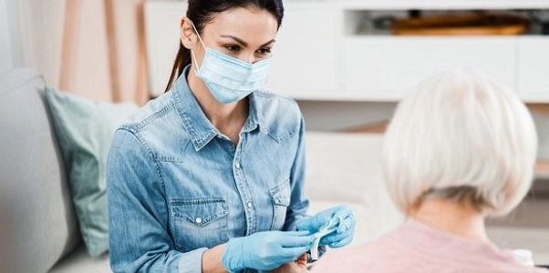 Clinician with a Medical Mask  