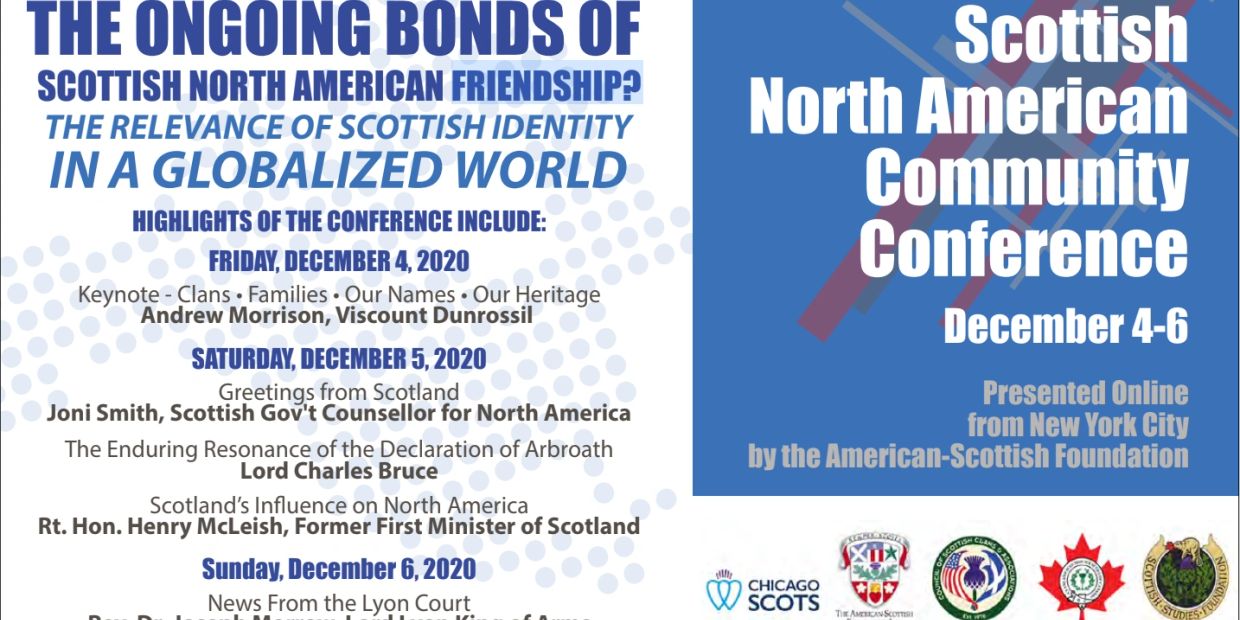 Scottish North American Community Conference held online December 4-6, 2020.