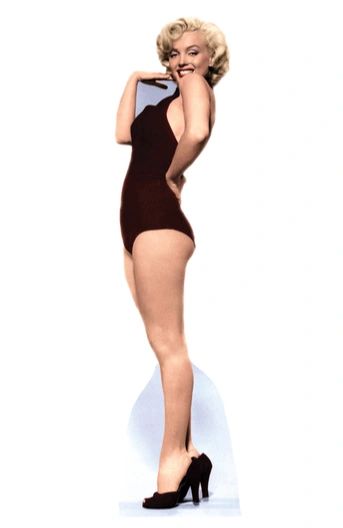 Marilyn Monroe Burgundy Swimsuit Balloons Party Supplies