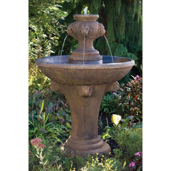 LION FINIAL WATER FOUNTAIN MAS-3479 | Cast Stone International