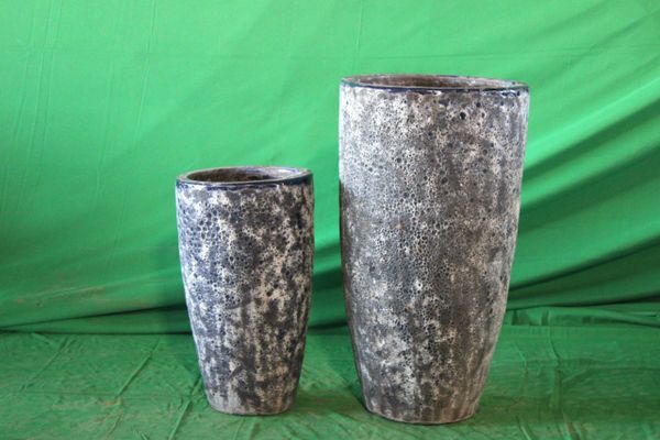 FOSSIL PLANTER URN SET OF 2 | Cast Stone International