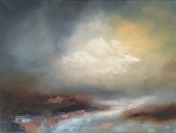 Oil landscape painting 16 x 12" - Available through The Ashburn Gallery, Devon