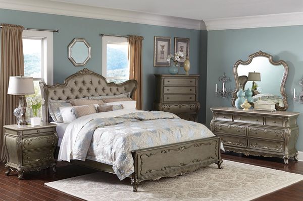 4 Piece Old World European Style Bedroom Set Krxe1867b