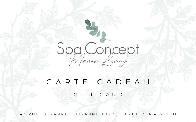 Cartes Cadeau Spa Concept Manon Lemay Cartes Cadeau Spa Concept Manon Lemay