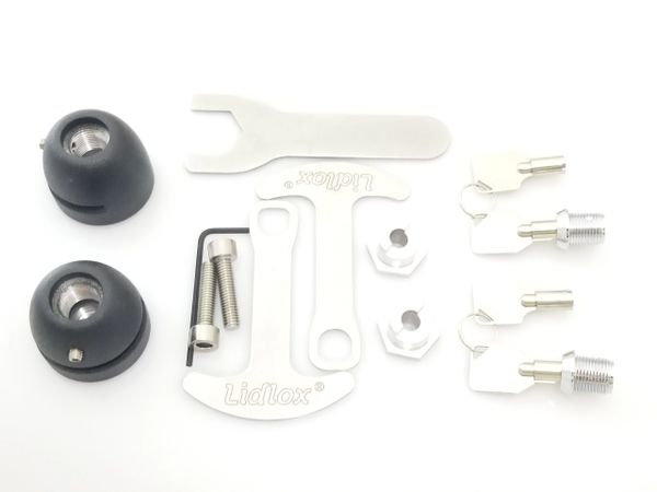 Lidlox Helmet Lock For Honda Gold Wing Pair Black The Worlds Slickest Helmet Locks